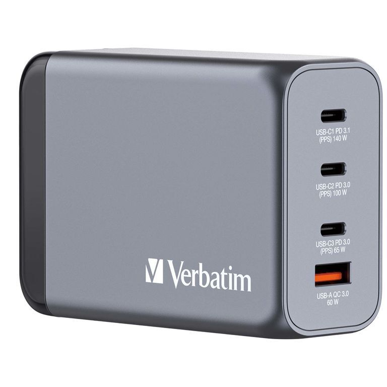 Verbatim GNC-240 Universale Nero, Grigio AC Ricarica rapida Interno