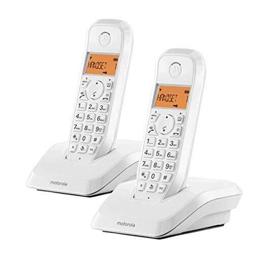 Motorola S12 Duo Telephones DECT, Bianco (Z4d)