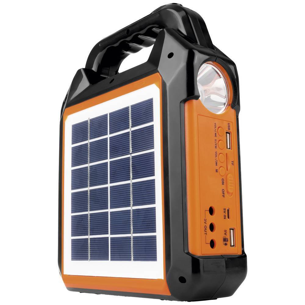easymaxx Security Solar-Generator EP-0188 9470 Powerbank solare 18 W 4500 mAh