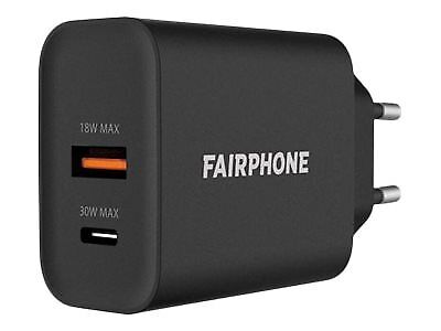 Fairphone Power adapter 30 Watt 2 output connectors (USB, 24 ACCHAR-202-EU1