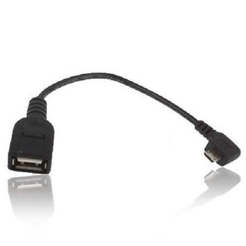 Cavo USB Femmina A Micro USB Gomito OTG per Google Nexus 7 Nexus 10