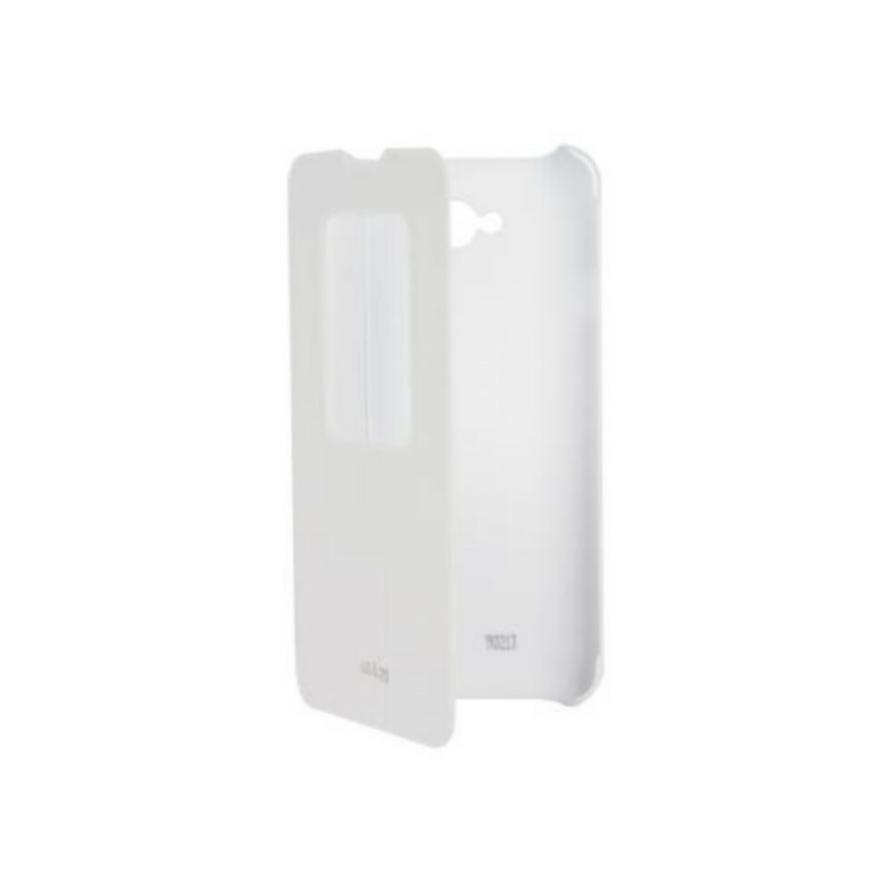 LG Custodia originale Quick Window Case Flip Cover Rigida Bianca per L70 Nuova