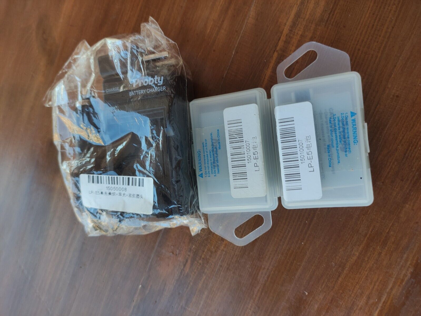 2x Batterie LP-E5 + Caricatore per Canon Rebel T1i, XS, Xsi