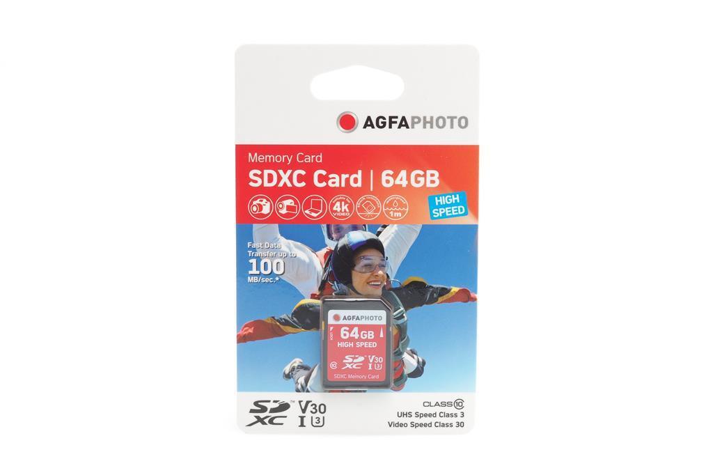Agfaphoto 64gb SDXC Card Memory Card Class10 (1726940466)