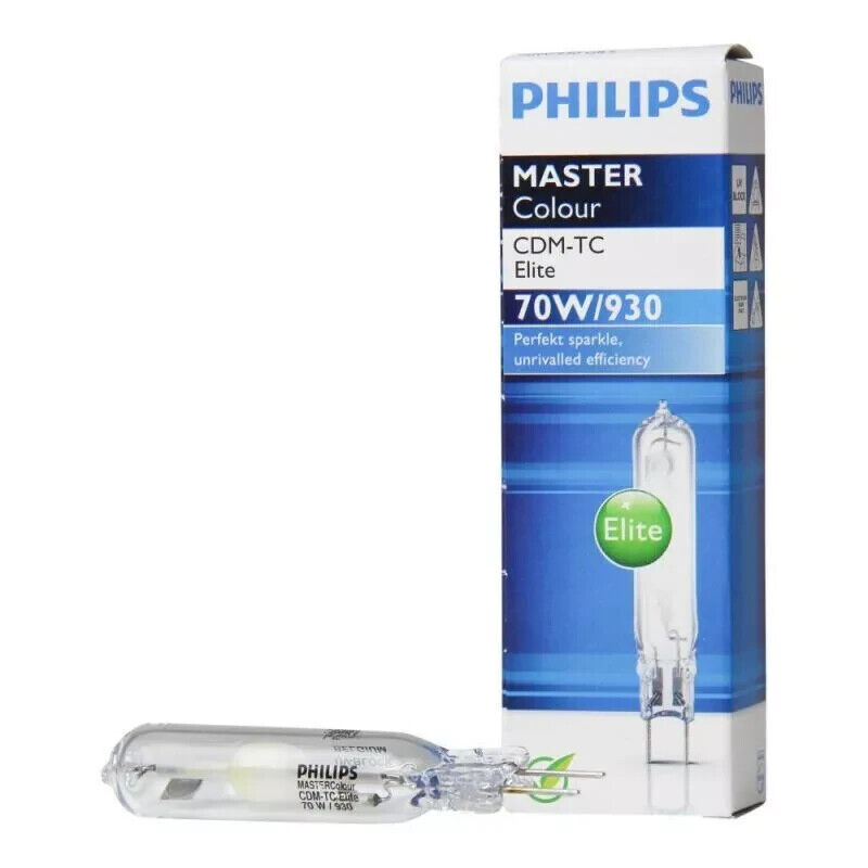 PHILIPS MASTERCOLOUR CDM-TC ELITE 70W/930 G8.5 IODURI METALLICI=830 20.000 ORE