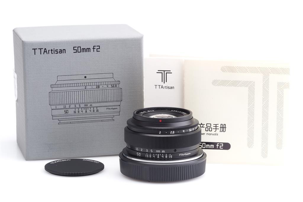 Ttartisan 2/50mm Black F. Canon EOS R RF Full Frame (1726936897)