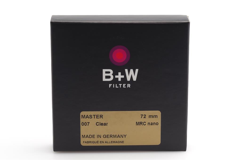 B+W 72mm Clear Filter Master 007 MRC Nano (1726935004)