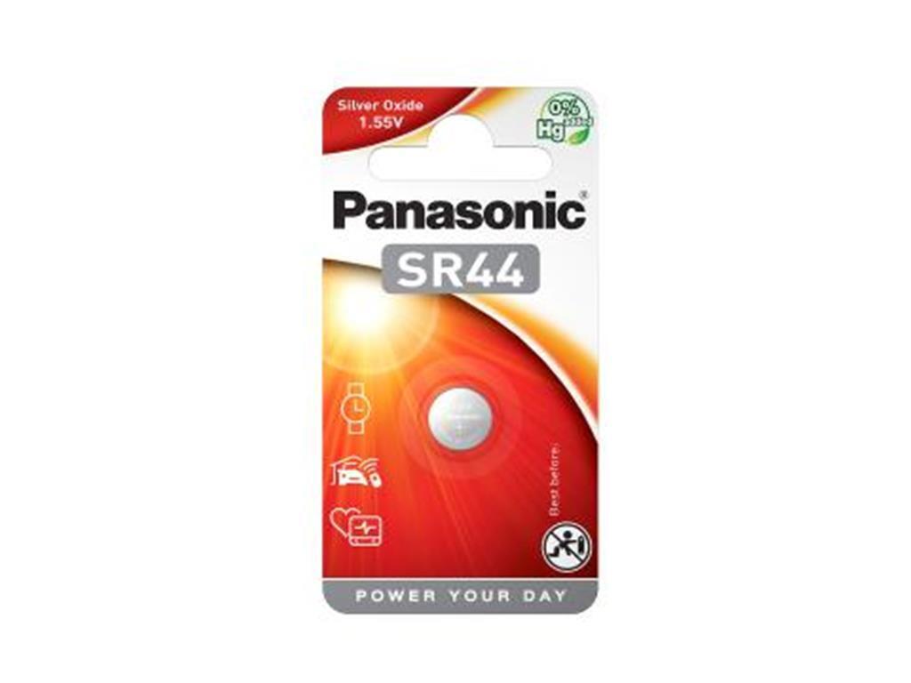 Batterie Panasonic SR44 1.55V Silver Oxide SR 44 Type D357 (1726931612)