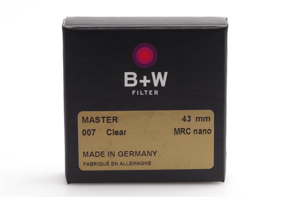 B+W 43mm Clear Filter Master 007 MRC Nano (1726934996)