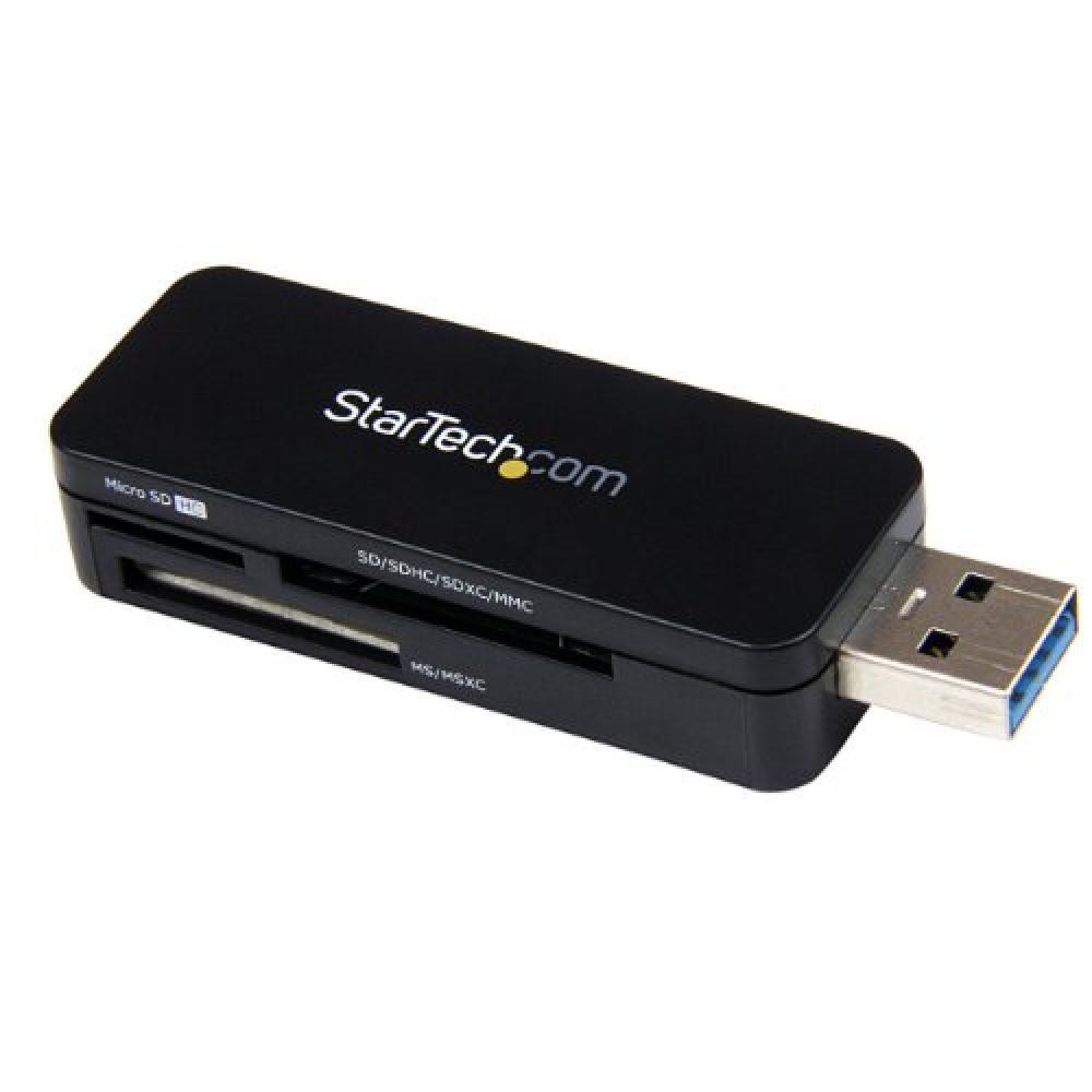 STARTECH.COM Lettore per Schede di Memoria Flash Multimediali Esterne USB 3.0, S