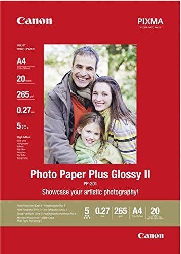 NUOVO Canon ORIGINALE pp-201a4 BUBBLEJET MEDIA STAMPANTE CARTA FOTOGRAFICA A4