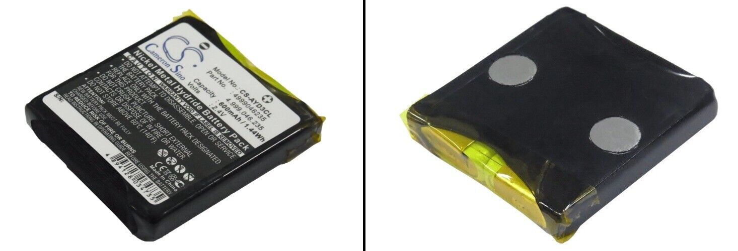 BATTERIE NI-MH 600mAh Tipo 4.999.046.235 4999046235 Per Aastra Openphone 2