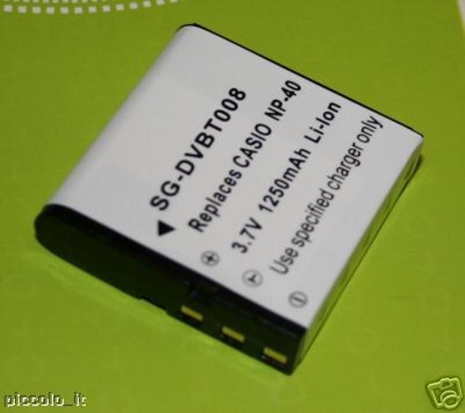 Batteria per Casio NP40 NP-40 Exilim EX-Z30 Z 40 50 850