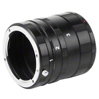 Walimex Macro Intermediate Ring Set Extension tube kit Nikon F 17123
