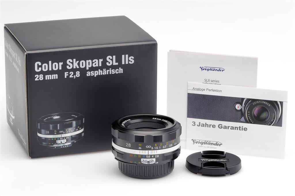 Voigtländer Color Skopar 2.8/28mm SLII-S Nero Per Nikon F (1726934582)