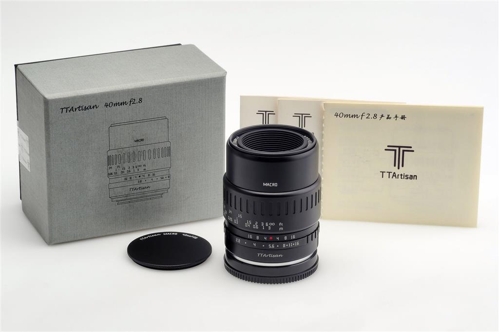Ttartisan 2.8/40mm Black Macro F. Leica L Mount Aps-c (1726934978)