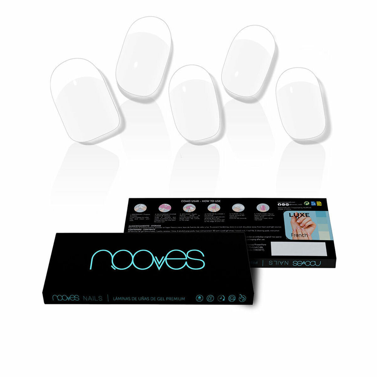 Gel foil per Unghie Nooves LÁMINAS DE UÑAS DE GEL Grace Luxe Gel per manicure