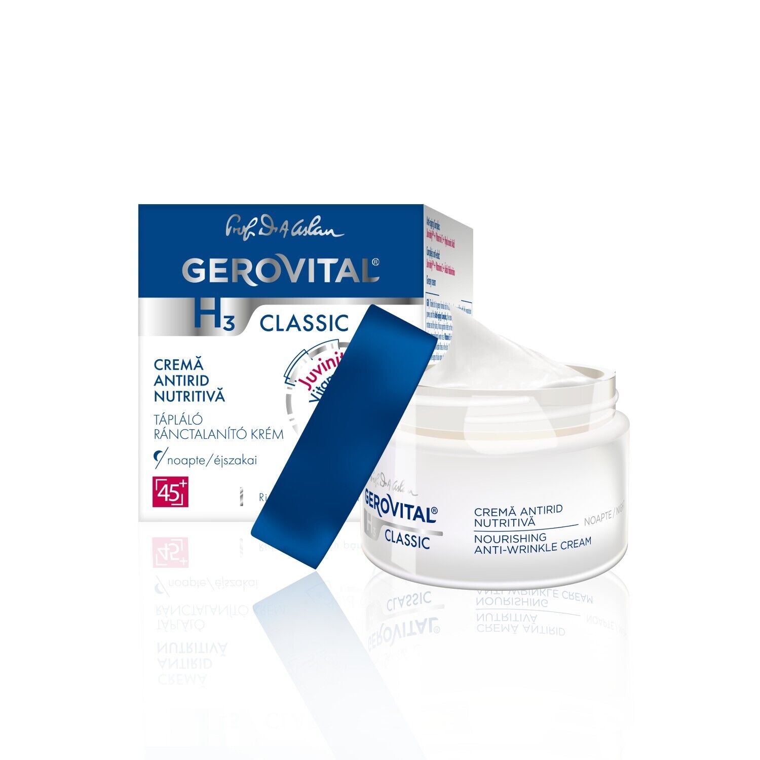 Crema Antirughe Nutritiva da Notte, Gerovital H3 Classic