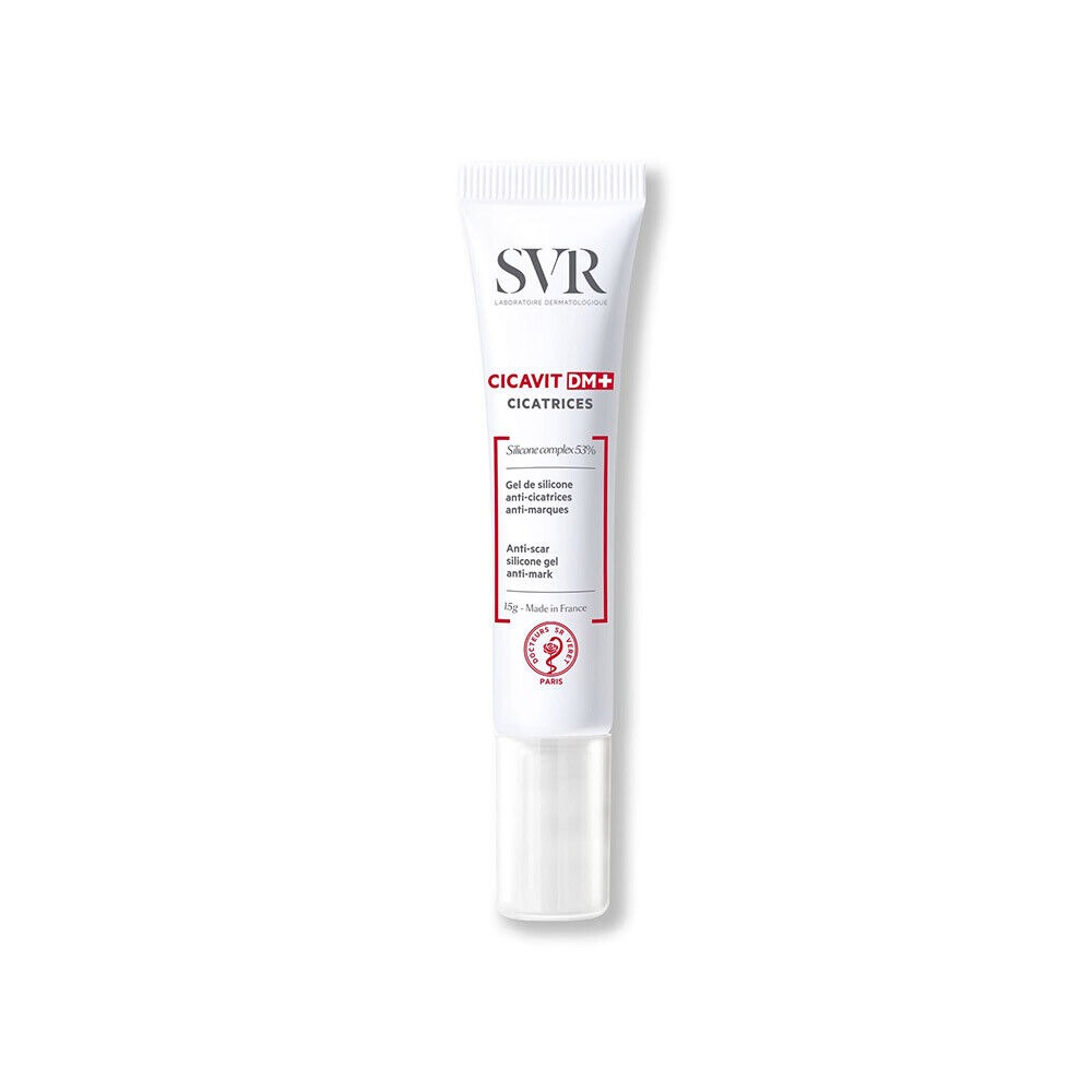 SVR Cicavit+ - DM+ Cicatrices Gel Siliconico Anti-Prurito e Anti-Segni, 15g