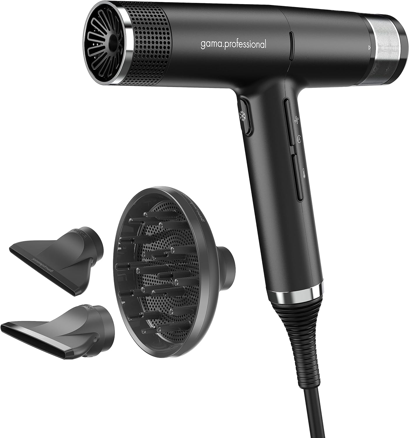 Gama Italy Professional Asciugacapelli Professionale IQ1 Perfetto 1900W Nero Ph6
