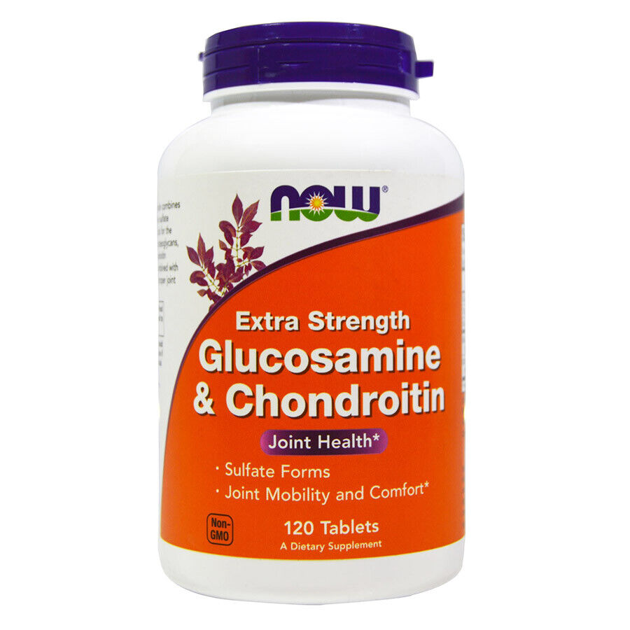 NOW Foods Glucosammina e Chondrotina - 120 tablets NOW3243