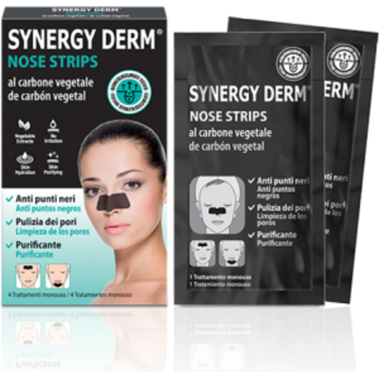 Synergy Derm Nose Strips 4 Trattamenti