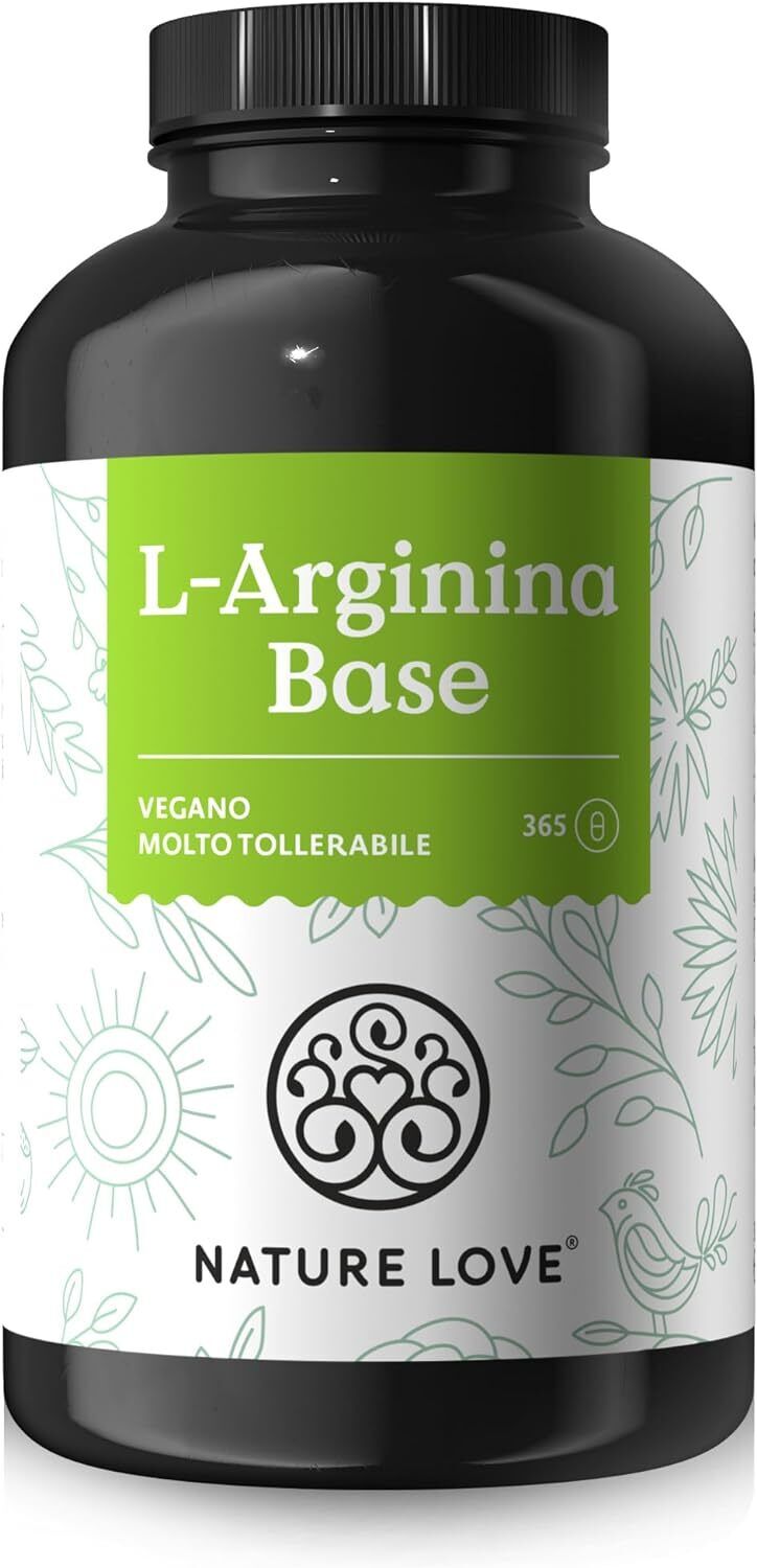 L-arginina base con citrullina - 365 capsule - Arginina di origine vegetale