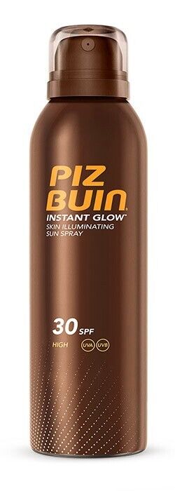 PIZ BUIN 30 INSTANT GLOW SKIN ILLUMINATING SUN 150ML SPRAY