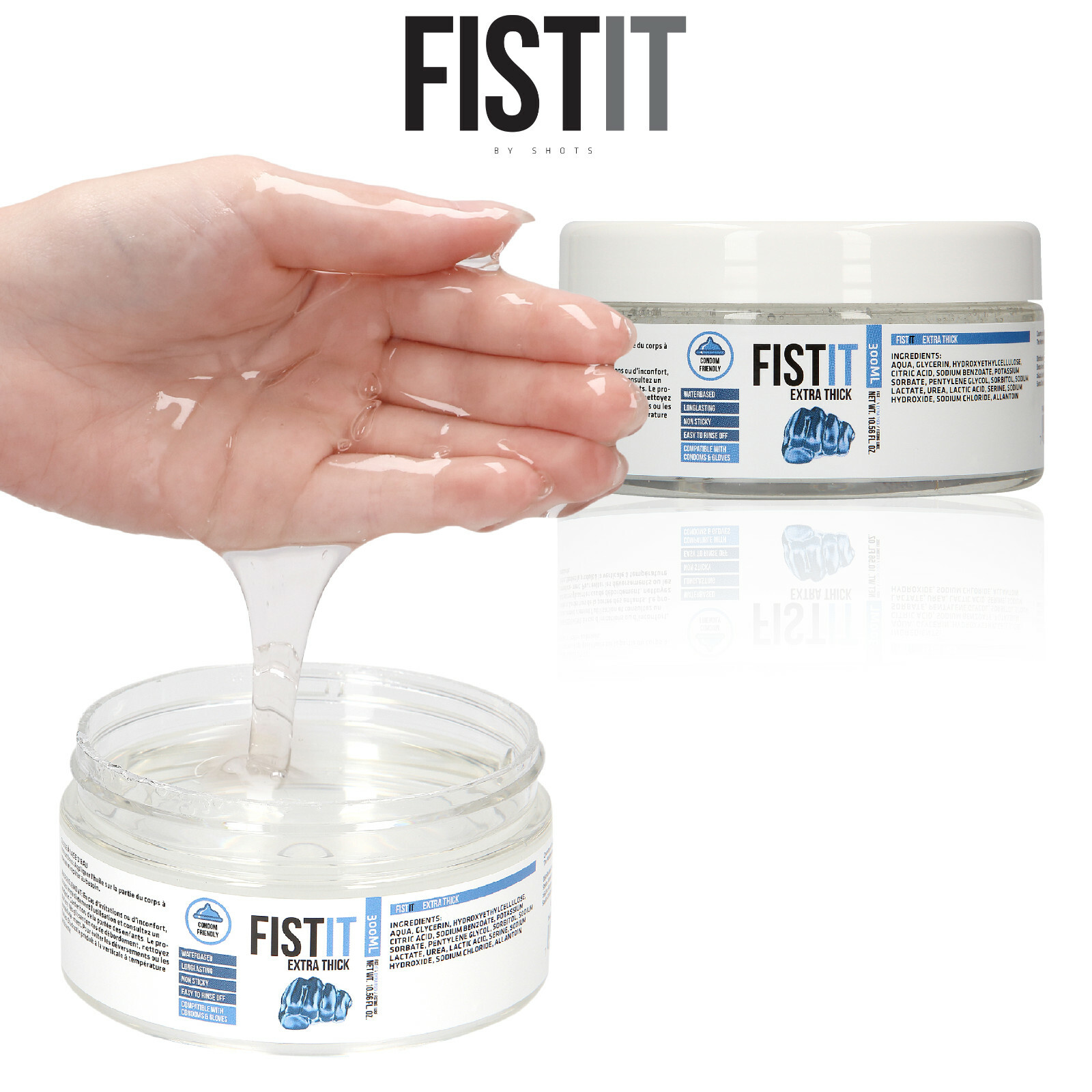 Fist It Lubricant 300ml Extra Water Based Lubrificante a Base d'Acqua Piu Spesso