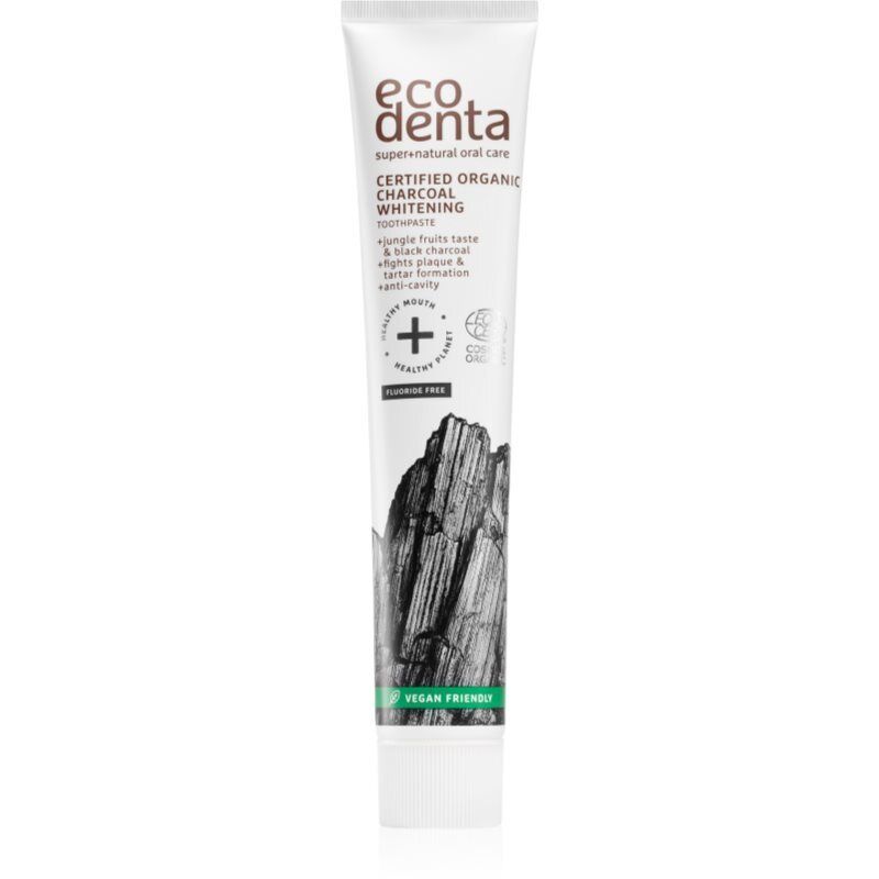 Ecodenta Certified Organic Charcoal Whitening Dentifricio Sbiancante 75 Ml