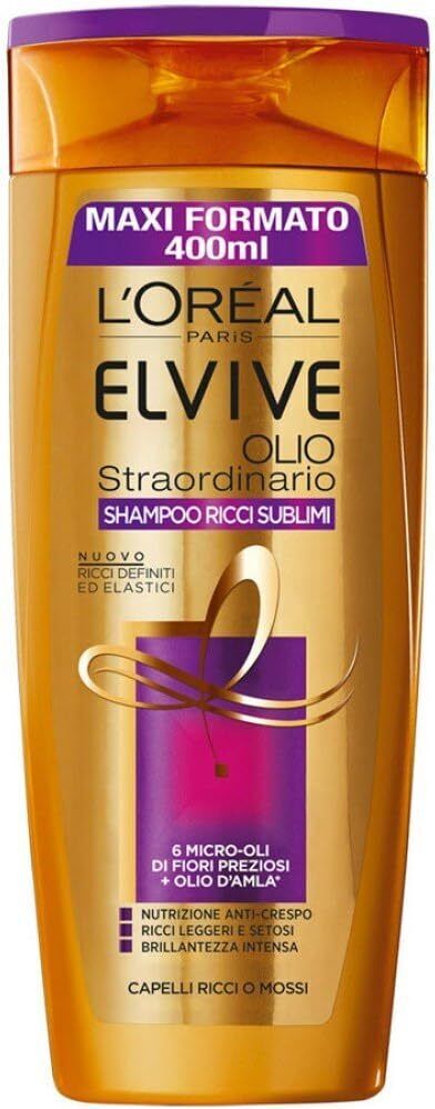 L'ORÉAL PARIS A8666403 ELVIVE RICCI SUBLIMI SHAMPOO IDRATANTE 400 ML CAPELLI LIS