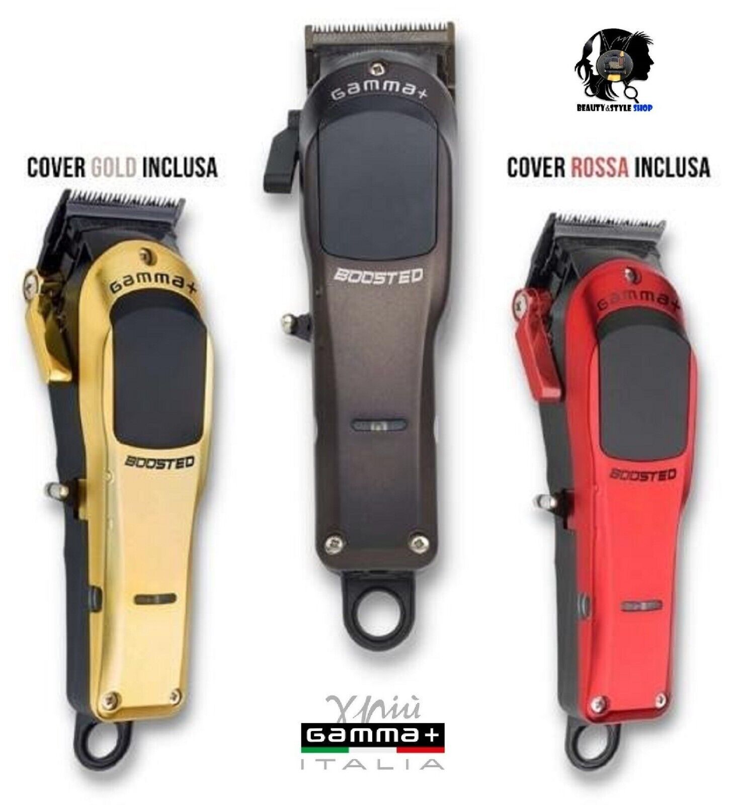 TOSATRICE TAGLIACAPELLI GAMMA PIU BOOSTED CLIPPER CORDLESS ELECTRIC SHAVER WAHL