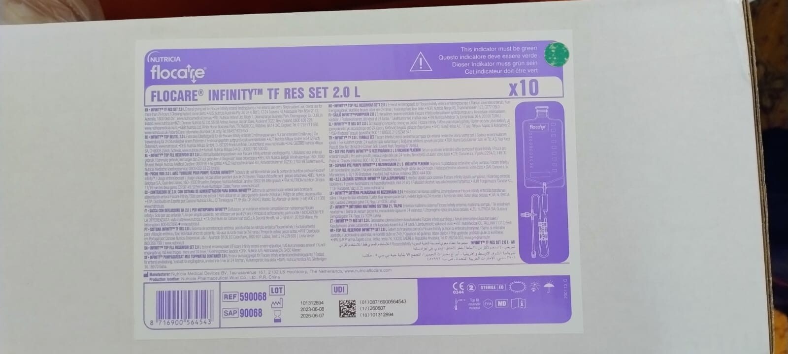 Flocare Sacca Con Deflussore Da 2,0 L Pompa Infinity - quantità 29 pezzi