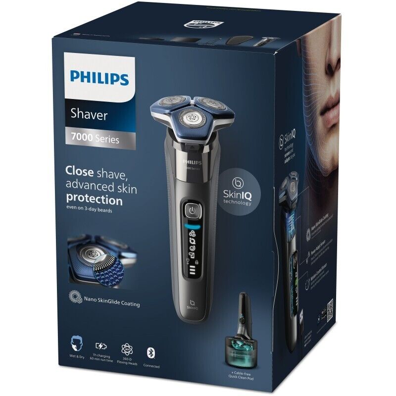 Philips SHAVER Series 7000 Modello S7887/55 Rasoio Elettrico Wet & Dry NUOVO