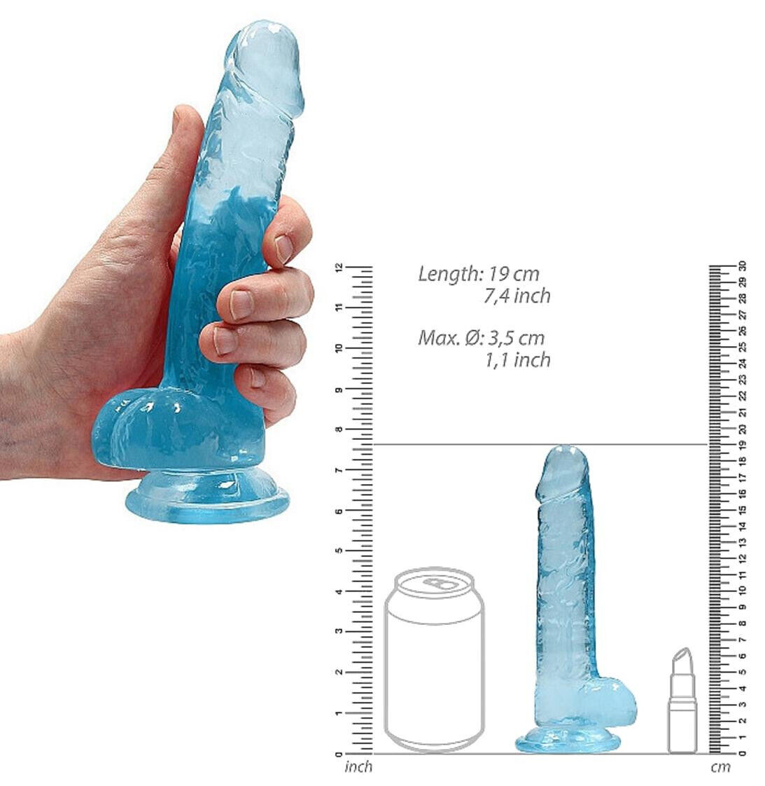 Fallo realistico anale piccolo mini pene vaginale dildo con ventosa e testicoli