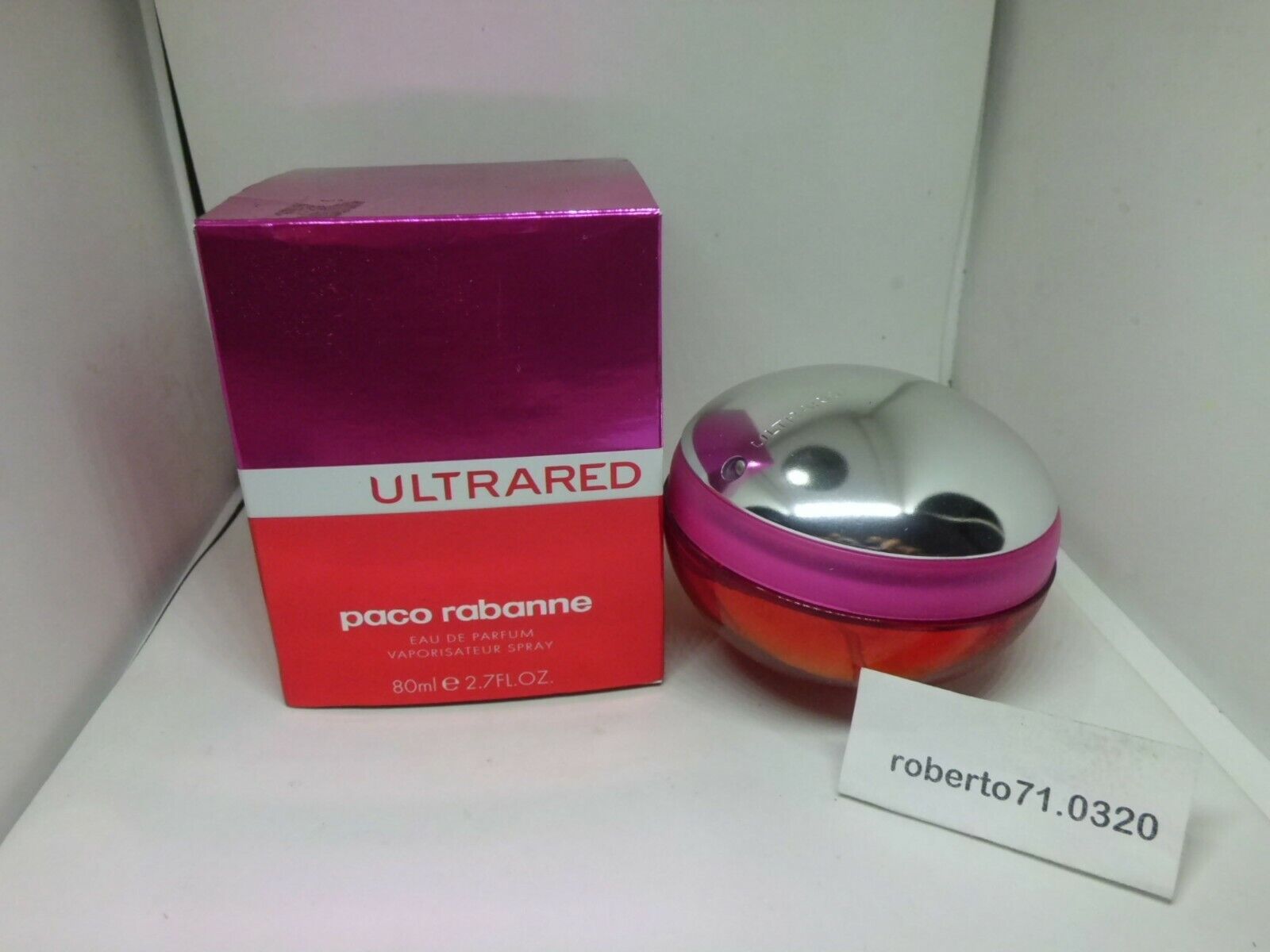 Paco Rabanne Ultrared Woman Eau de Toilette ml 80 spray Nuovo
