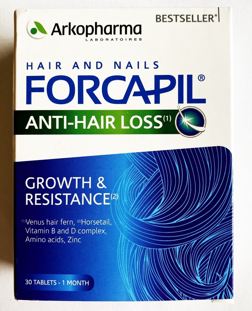 Forcapil hair active 30 capsule fortificante per capelli e unghie