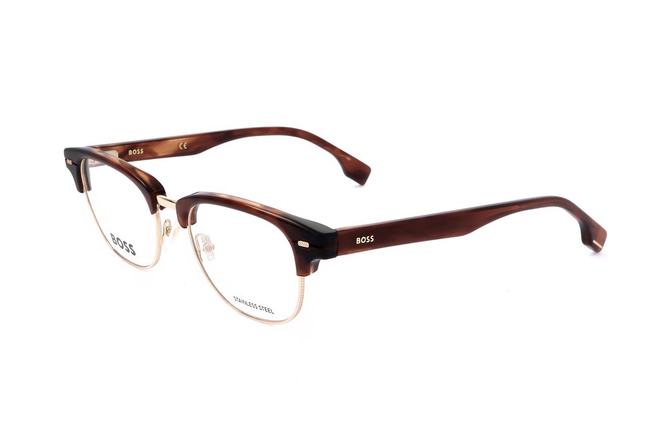 Occhiali da Vista Hugo Boss BOSS 1382 T5U GOLD BROWN HORN 50/19/ Uomo
