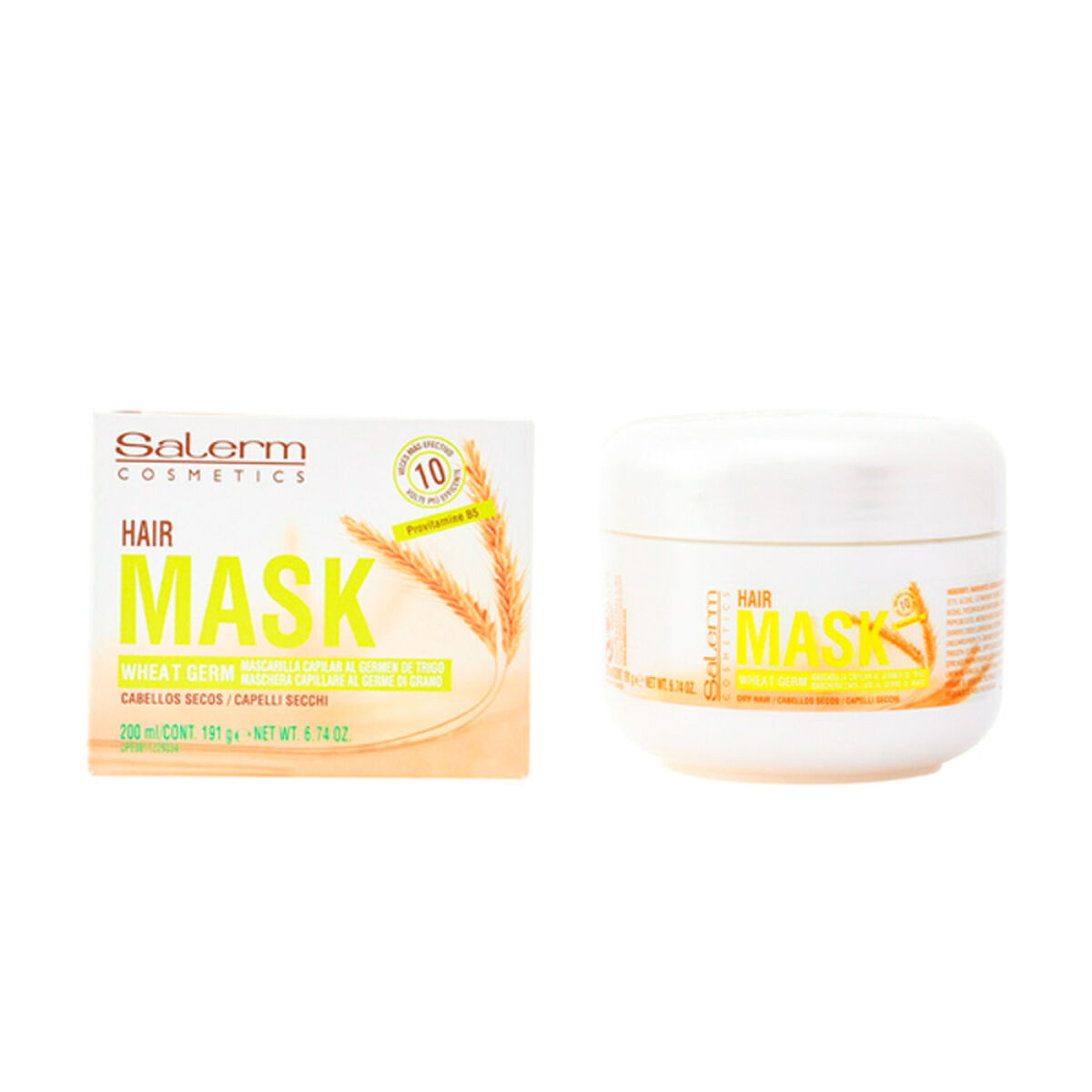 Maschera per Capelli Nutriente Wheat Germ Salerm Wheat Germ [200 ml] 200 ml