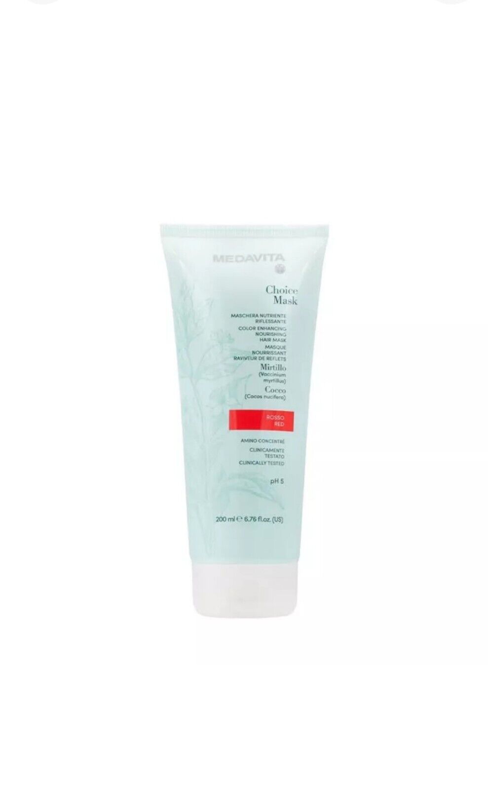 MEDAVITA Choice Mask Maschera Nutriente Riflessante Color  Rosso 200ml