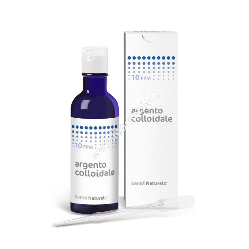Argento Colloidale Vero 10 ppm 200ml - Antibiotico Naturale Santè Naturels