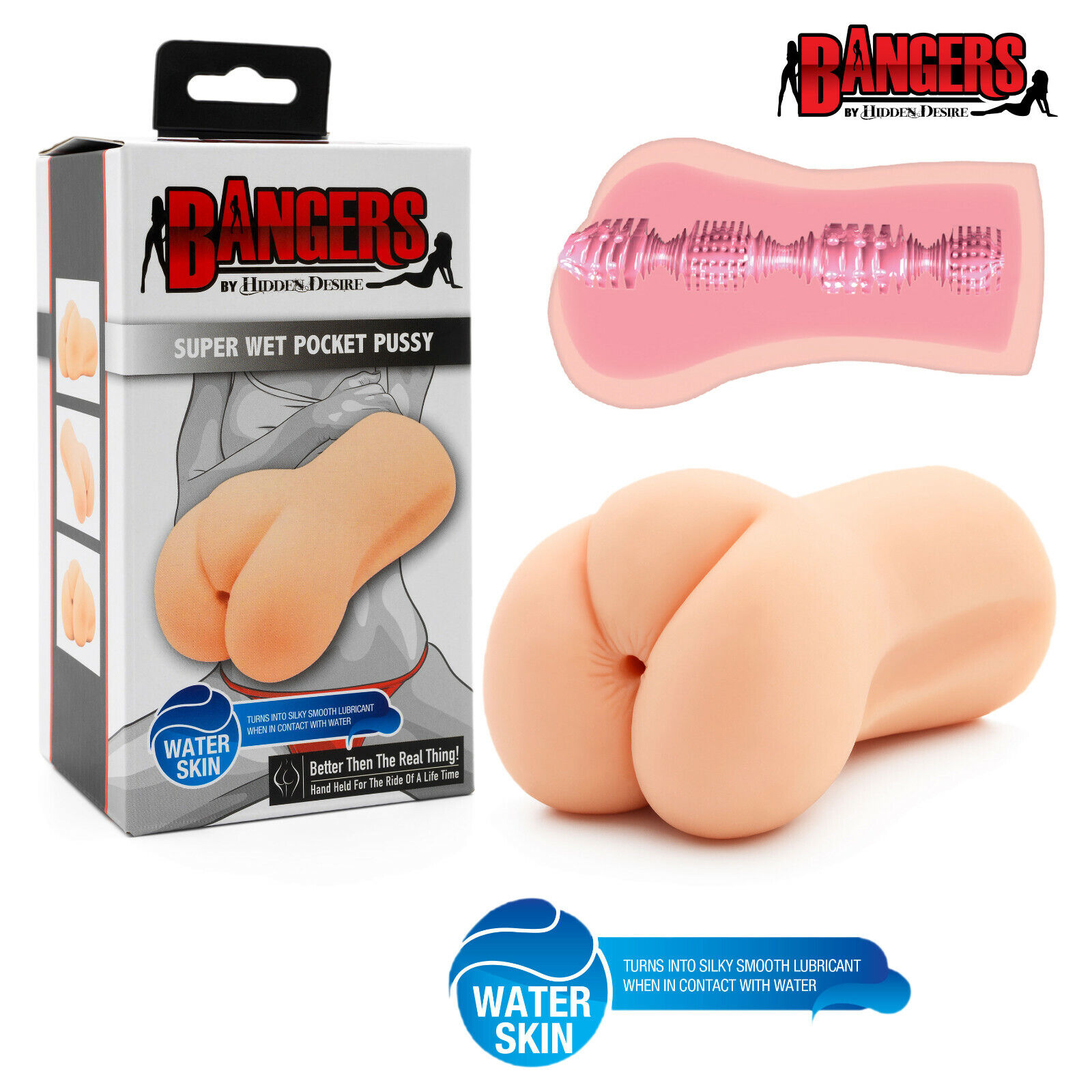Masturbatore Maschile Uomo per Pene Realistic Super Wet Pocket Pussy Toy
