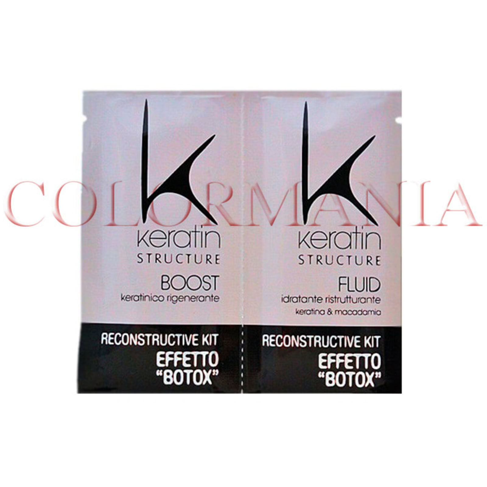 KERATIN STRUCTURE TRATTAMENTO RISTRUTTURANTE CHERATINA BOOST + FLUIDO EDELSTEIN