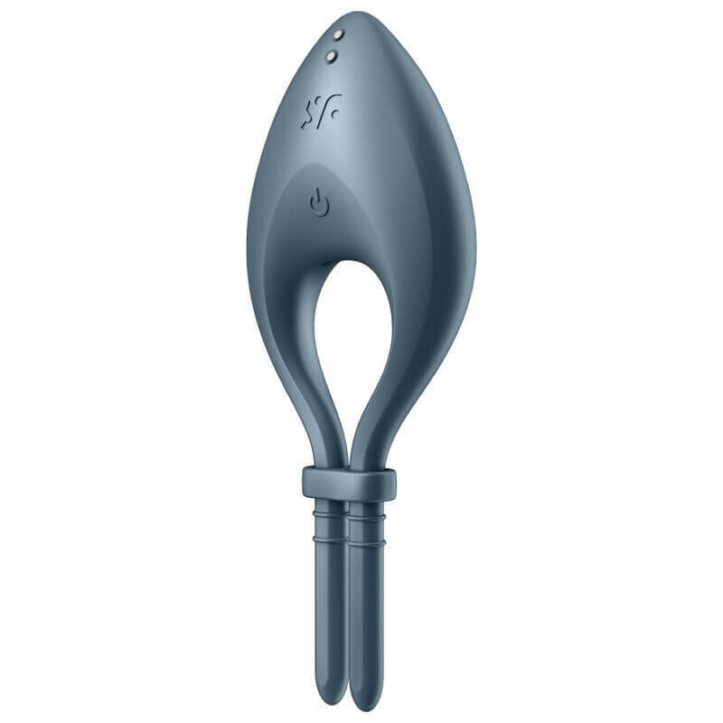 Satisfyer Bullseye Ring Vibrator App - GRey
