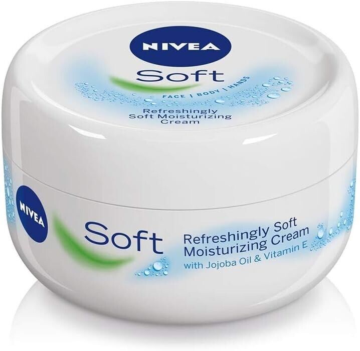 NIVEA SOFT CREMA IDRATANTE 200ML PER VISO E CORPO CREMA NUTRIENTE IDRATANTE