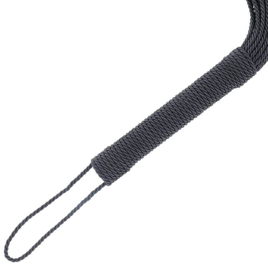 Darkness Bondage Whip - Frusta Nera in Morbido PVC - 50 Cm