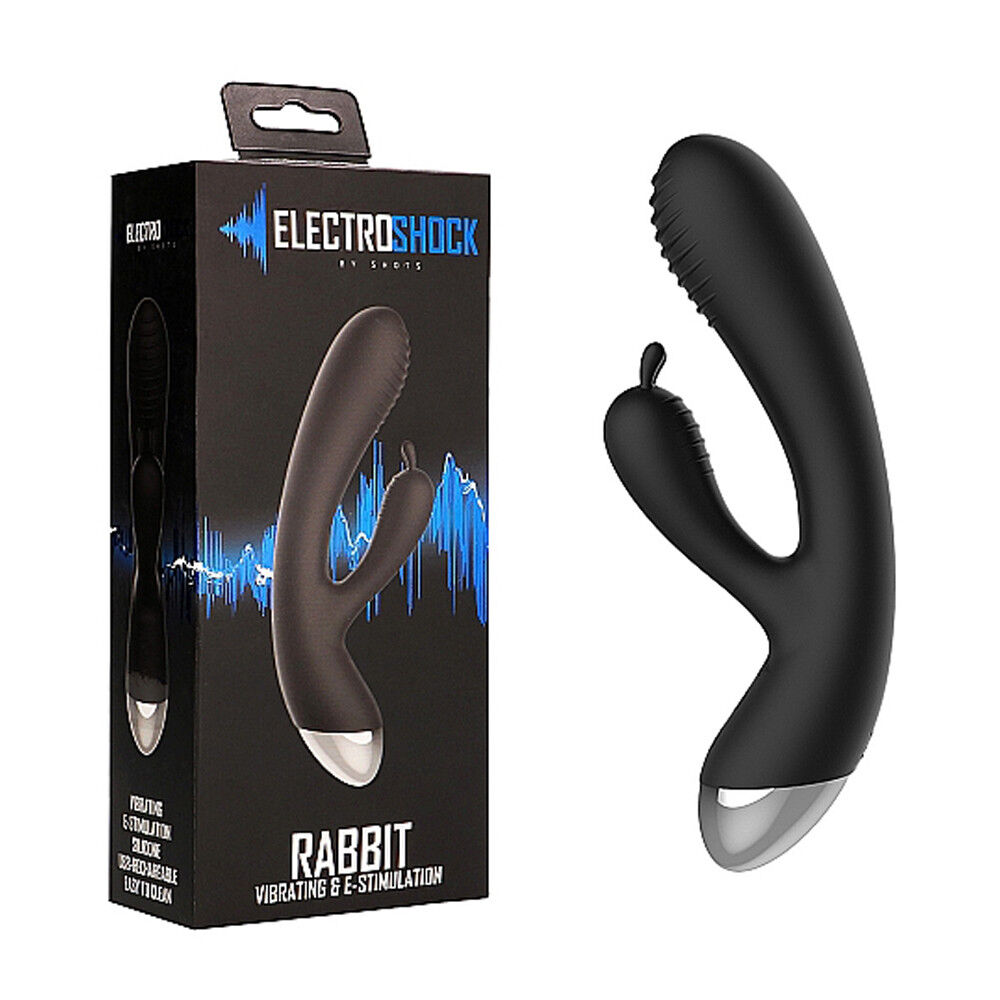 ELECTROSHOCK E-Stimulation Rabbit Vibrator - Vibratore Doppio da Donna Elettrico
