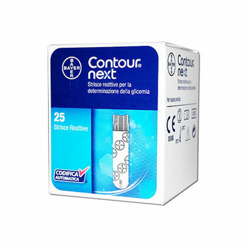 CONTOUR NEXT BAYER 25 STRISCE REATTIVE MONITORAGGIO DELLA GLICEMIA SCAD 11/2025
