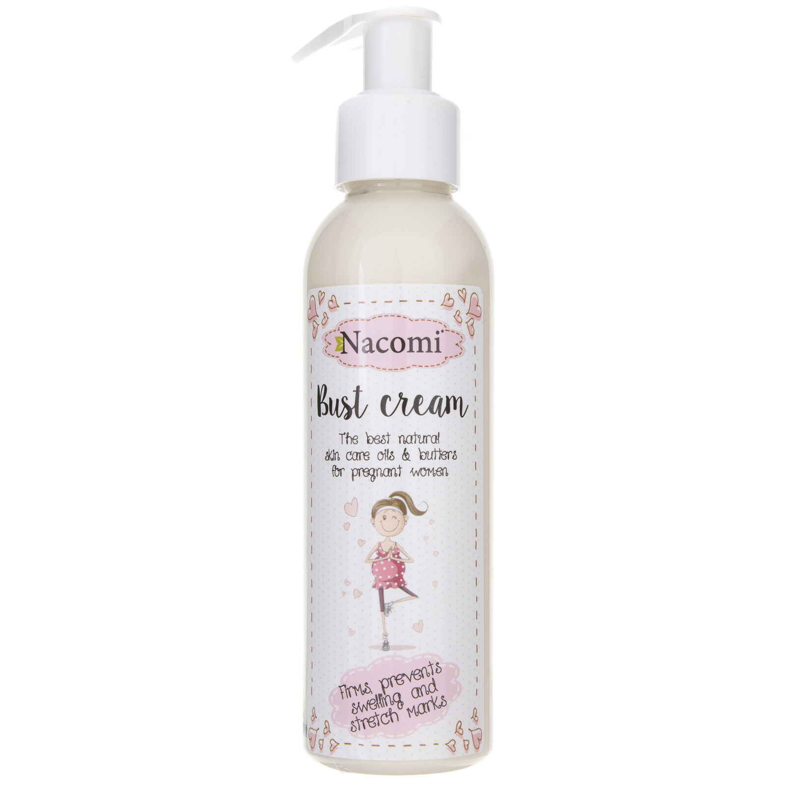 Crema per la cura del seno Nacomi per donne in gravidanza, 130 ml