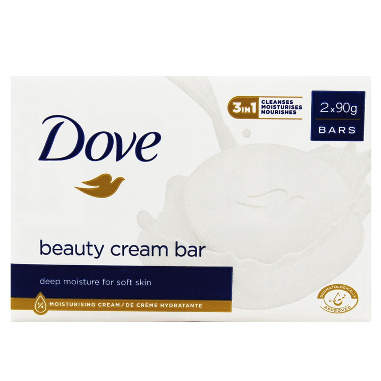 DOVE SAPONETTA BEAUTY CREAM 2 PEZZI DA 90 GRAMMI